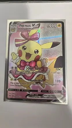 Popstar Pikachu Fan Made Pokemon Card - Image 1