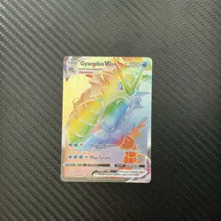Pokemon Card - Gyarados VMAX 207/203 - Rainbow Secret Rare - Evolving Skies - Image 1