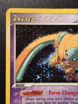 Deoxys 18/107 Defense Forme EX Deoxys Pokemon Card Reverse Holo Foil Rare HP - Image 3
