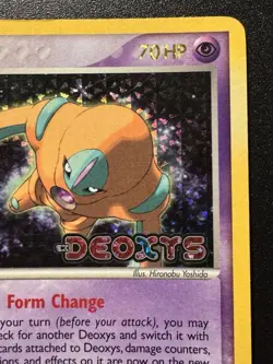 Deoxys 18/107 Defense Forme EX Deoxys Pokemon Card Reverse Holo Foil Rare HP - Image 4