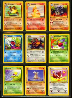 1999 Pokemon 1ST EDITION Jungle Set NEAR COMPLETE Non Holo UNCOMMON COMMON Cards - Image 3