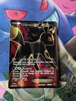 Pokemon Umbreon EX TCG Full Art Ultra Rare Card 119/124 - Image 1