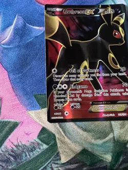 Pokemon Umbreon EX TCG Full Art Ultra Rare Card 119/124 - Image 2