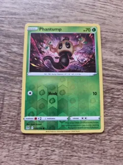 016/196 PHANTUMP REVERSE HOLO LOST ORIGIN POKEMON CARD - Image 1