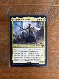 MTG Aragorn, the Uniter - 192 / English / Lightly Played - Image 1