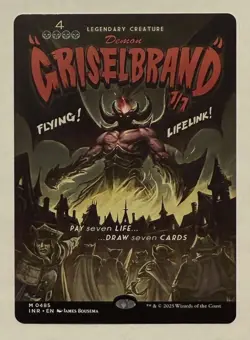 Griselbrand Borderless Poster - Mythic - Innistrad Remastered MTG - Image 1