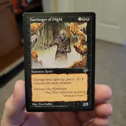 Harbinger of Night - Mirage - Magic the Gathering - LP/NM - Image 1