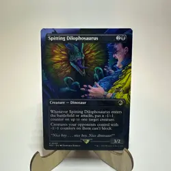 Spitting Dilophosaurus (Borderless) Universes Beyond: Jurassic Pikachu World... - Image 1