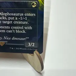 Spitting Dilophosaurus (Borderless) Universes Beyond: Jurassic Pikachu World... - Image 3