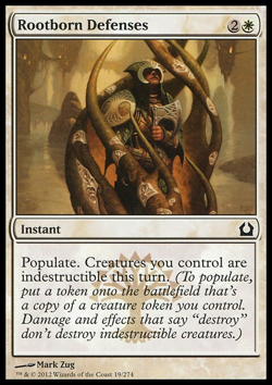 MTG Magic the Gathering Rootborn Defenses (19/286) Return to Ravnica LP - Image 1