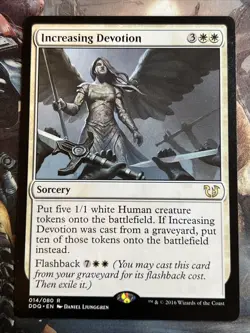 1x Increasing Devotion (14) DD Blessed vs. Cursed LP MTG Magic the Gathering x1 - Image 1