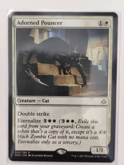 MTG - Adorned Pouncer - Hour of Devastation - 002/199 - Rare - Image 1