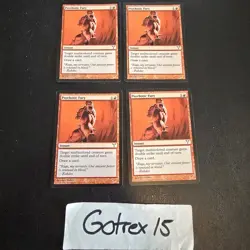 Psychotic Fury Dissension Regular Playset X4 MTG MP 2 - Image 1