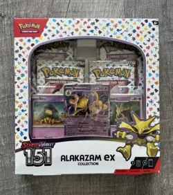 Pokemon TCG Scarlet & Violet 151 Alakazam ex Collection Booster Box English - Image 1