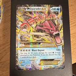 Pokemon M Gyarados EX Ultra Rare Breakpoint Holo 240 HP 27/122 - Image 1