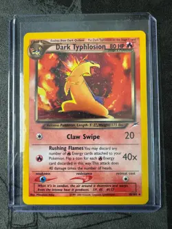 Pokemon Dark Typhlosion 10/105 Neo Destiny Holo Rare Vintage WOTC 2002 MP - Image 1