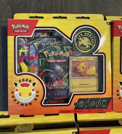 Pokemon Day 2026 Collection Box w Pikachu Promo x10 - 30th Anniversary 30 Packs! - Image 2