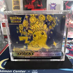 Pokemon Surging Sparks ETB Pokemon Center Exclusive Edition New Sealed With Case - Image 1