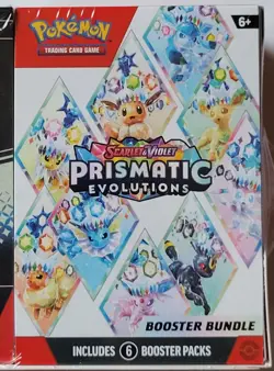 Pokemon SCARLET & VIOLET Prismatic Evolutions Surprise Box Booster Bundle SEALED - Image 5