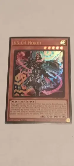 Yugioh K9 - 04 Noroi DOOD-EN025 1st Edition Ultra Rare NM - Image 1