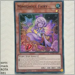 Mimighoul Fairy - ROTA-EN091 - Super Rare 1st Edition Yugioh - Image 1