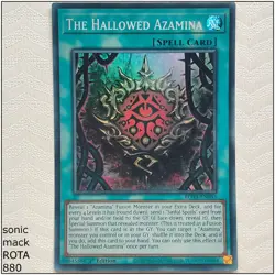 The Hallowed Azamina - ROTA-EN053 - Super Rare 1st Edition Yugioh - Image 1