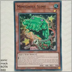 Mimighoul Slime - ROTA-EN092 - Super Rare 1st Edition Yugioh - Image 1