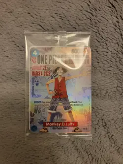 One Piece College Basketball US Voyage Monkey D. Luffy Promo Card 2026 - Image 2