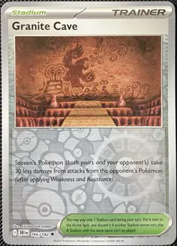 Granite Cave 166/182 Sv10: Destined Rivals Reverse Holo - Pokemon Card - Image 1