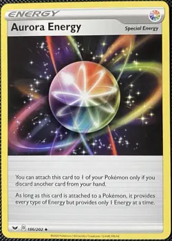 Aurora Energy 186/202 Swsh01: Sword & Shield Regular - Pokemon Card - Image 1