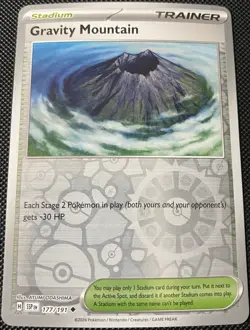 Gravity Mountain 177/191 Sv08: Surging Sparks Reverse Holo - Pokemon Card - Image 1