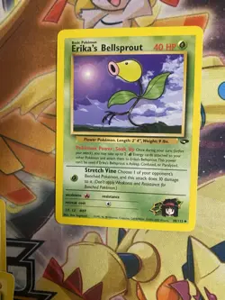 Pokemon Card - Gym Challenge 38/132 - ERIKA'S BELLSPROUT (uncommon) - NM - Image 1