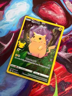 Pikachu - 005/025 - Pokemon Celebrations Sword & Shield Full Art Rare Card NM - Image 1