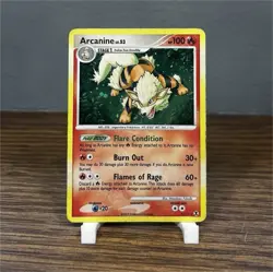 Pokemon Arcanine #1/111 Rising Rivals Holo Rare 100HP TCG Card - Image 1