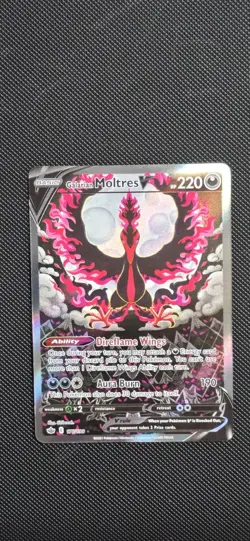 Pokemon TCG Galarian Moltres v Alternate Full Art, Chilling Reign, Card 177/198 - Image 1
