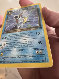 Pokemon Team Rocket 1st Edition Card Dark Blastoise #20 - Non Holo Rare - HP - Image 5