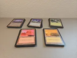 MTG Lot Of 100 Urza's Saga Basic Lands 20x Each - Image 1