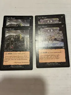 MTG Magic the Gathering Dark Ritual Mercadian Masques MMQ X2 Urza’s Saga X2 - Image 2
