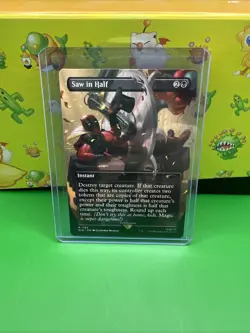 Saw In Half #1755 (Non-Foil) (NM) Secret Lair Marvel Deadpool SLD MTG - Image 1