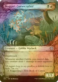 Boggart Cursecrafter (Showcase) Foil Lorwyn Eclipsed 331 U NM MTG - Image 1