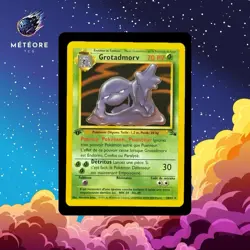 Carte Pokemon GROTADMORV 28/62 Rare Edition 1 Fossile Fr - Image 1