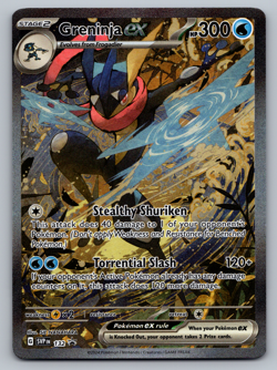 Greninja ex Pokemon SVP 132 Full Art Special Illustration Rare Promo NM - Image 1