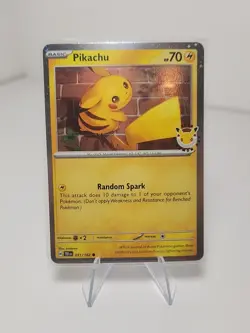 Pikachu (Pokemon Day 2026 Stamped) 051/162 Cosmos Holo Promo - Image 1