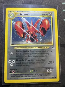 Pokemon TCG - Scizor #10 - Neo Discovery (2000) - Holo - NM - Image 1