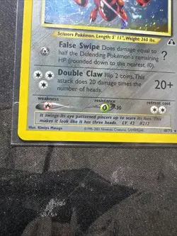 Pokemon TCG - Scizor #10 - Neo Discovery (2000) - Holo - NM - Image 5