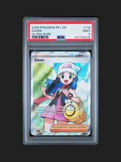 2025 POKEMON PFL EN-PHANTASMAL FLAMES ULTRA RARE #118 DAWN PSA 9 - Image 1