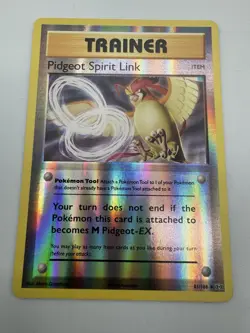 Pokemon TCG Pidgeot Spirit Link Reverse Holo 81/108 - Image 1