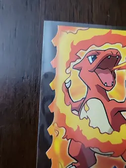 NM! Charmeleon Pokemon Topps Die Cut 5 of 12 Mewtwo Strikes Back Embossed - Image 3