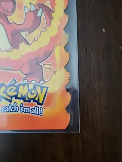 NM! Charmeleon Pokemon Topps Die Cut 5 of 12 Mewtwo Strikes Back Embossed - Image 4