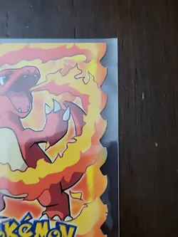NM! Charmeleon Pokemon Topps Die Cut 5 of 12 Mewtwo Strikes Back Embossed - Image 5